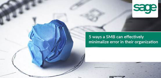 5 ways a SMB can effectively minimalize error in译文